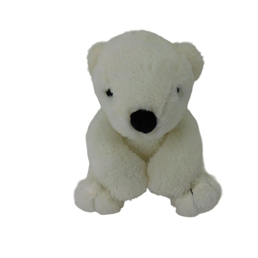 Konfirst Consulting White Bear Plush 7" Stuffed Animal - Picture 1 of 6